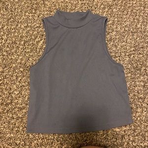 SHEIN dark gray crop top. Size Medium.
